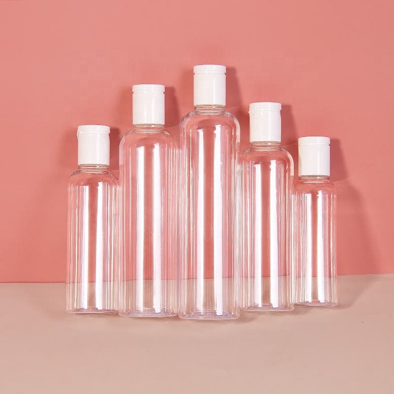 Cusmatized Pet Bottles Skin Care Packaging Transparent Cosmetic Bottle