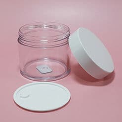 Round Container Body Scrub Container 8oz Body Butter Container