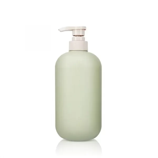 200ml 250ml 300ml 400ml 500ml hdpe green color bottle with lotion pump