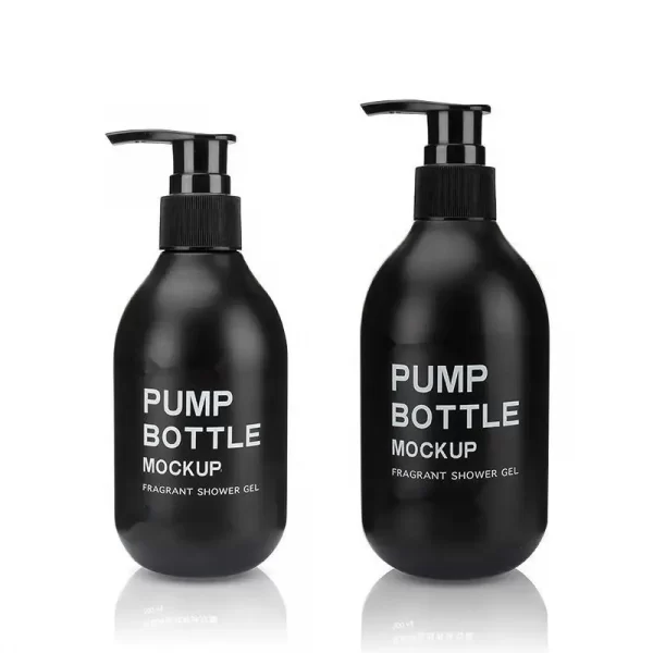 300ml premium shampoo pet bottle with pump