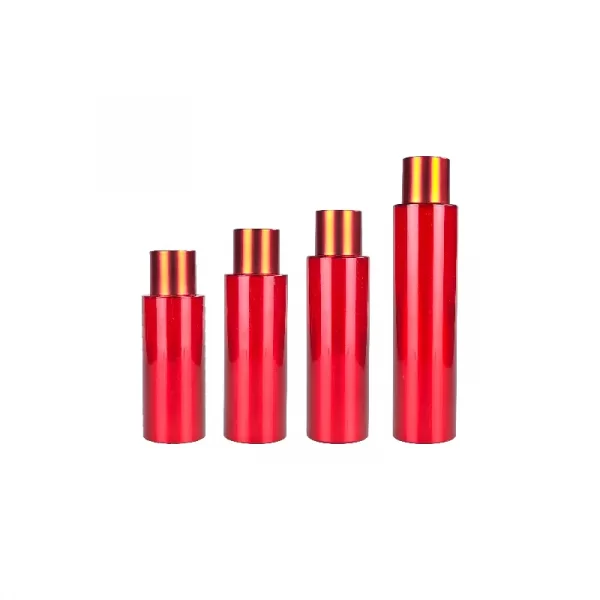 100ml 120ml 150ml 180ml Red Cylinder bottles