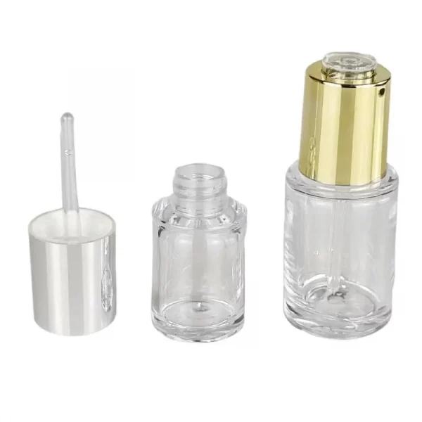 15ml 35ml gold dropper with clear bottles_1