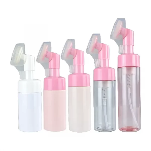 Foam Pump Bottle with Silicone Brush