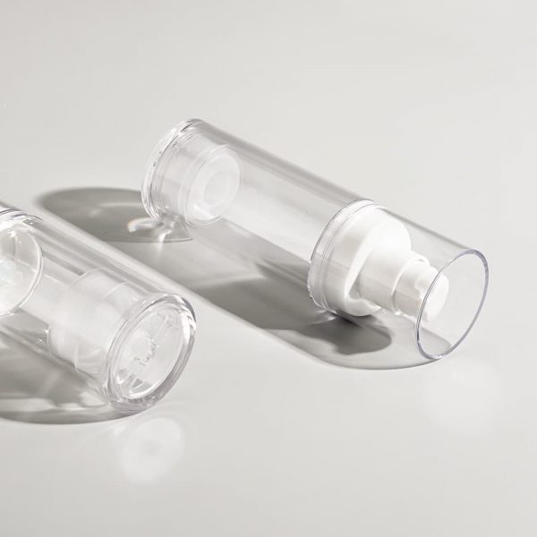 50ml clear as airless pump bottles