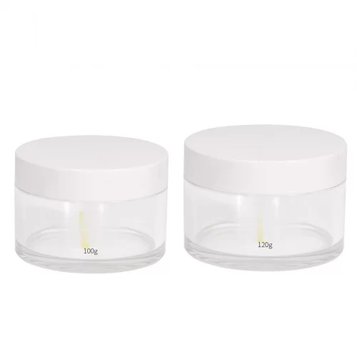 100g 120g factory wholesale custom cosmetic clear cream jars