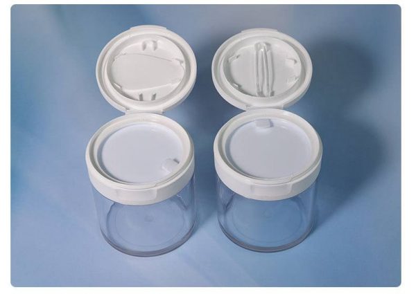 250ml 8oz clear pet round jar with tweezer china factory